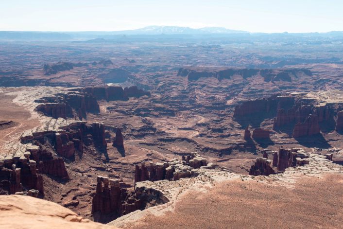 White Rim Canyon Overlook in Canyonlands National Park, Utah