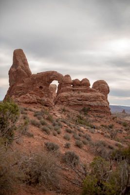 turret arch in Arches National Park