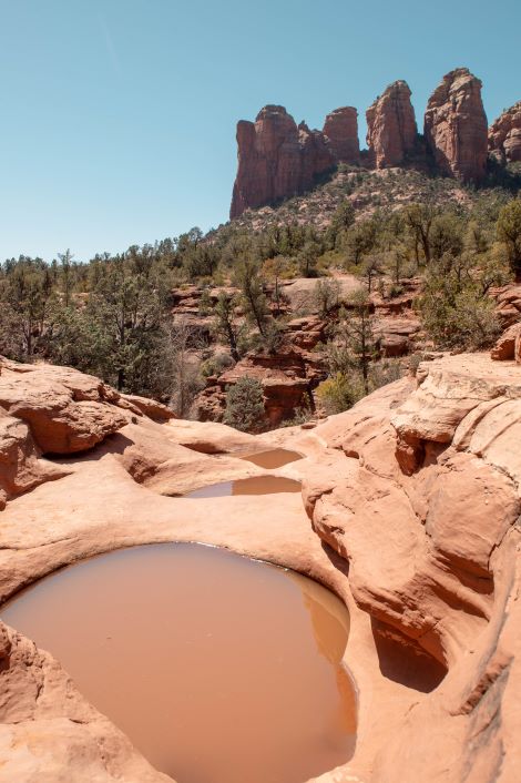 seven sacred pools vortex on Soldiers Pass Trail