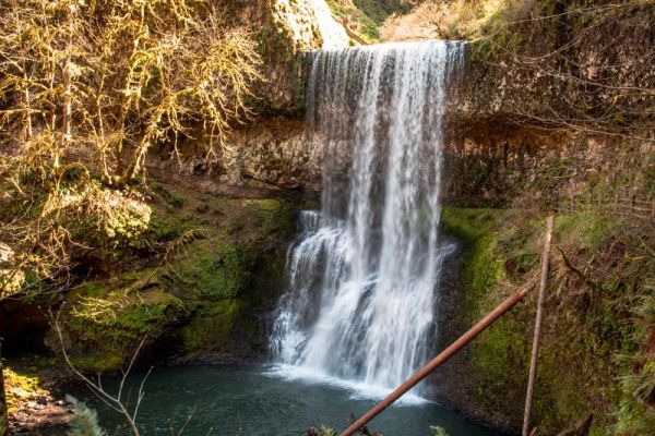 Lower South Falls viewed from Trail of Ten Falls