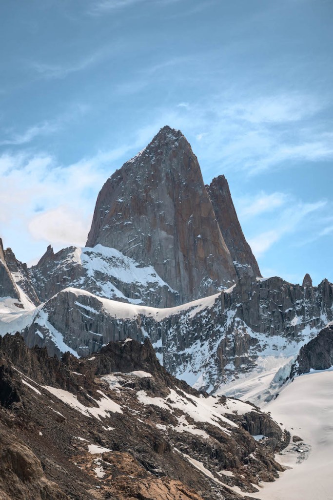 Fitz Roy (El Chalten) viewed from the lake