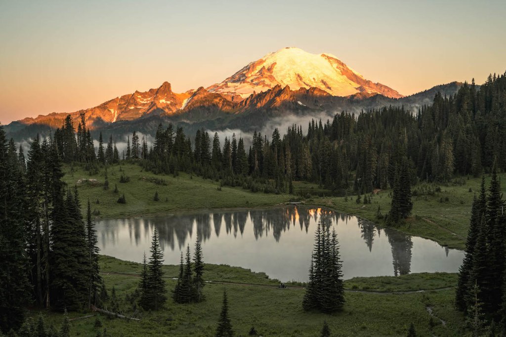 Tipsoo Lake is one of the best viewpoints of Rainier