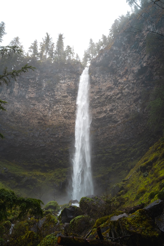 Watson Falls on the Highway of Waterfalls in Oregon