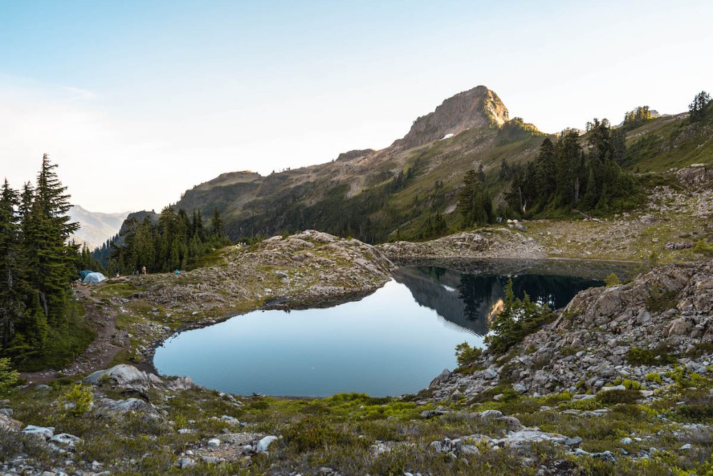 Lake Ann in Mount Baker- a great backpacking lake in Washington