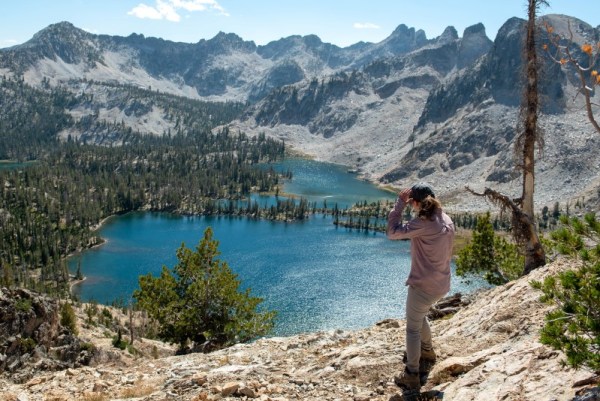 View of Alice and Twin Lakes on Alice Toxaway Lake Loop