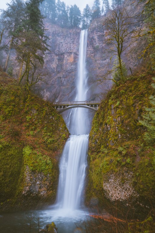 Multnomah Falls in the Columbia River Gorge