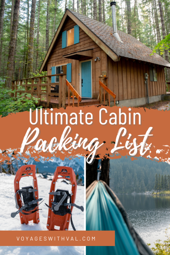 ultimate cabin packing list