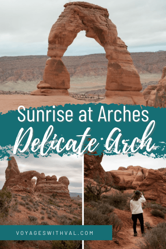 Sunrise at Arches National Park and Delicate Arch