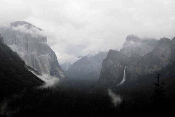 misty Tunnel View at Yosemite