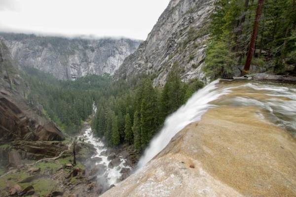 View from top of vernal falls