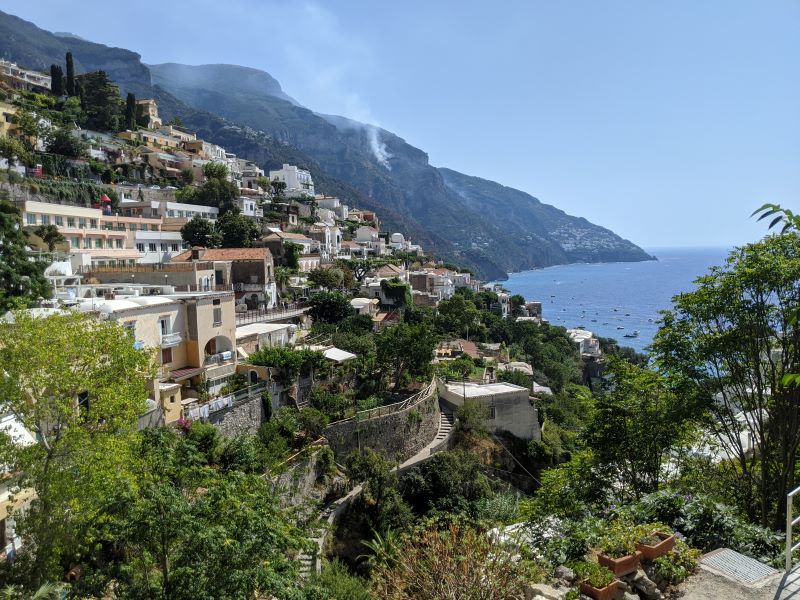 city on Amalfi Coast in Southern Italy