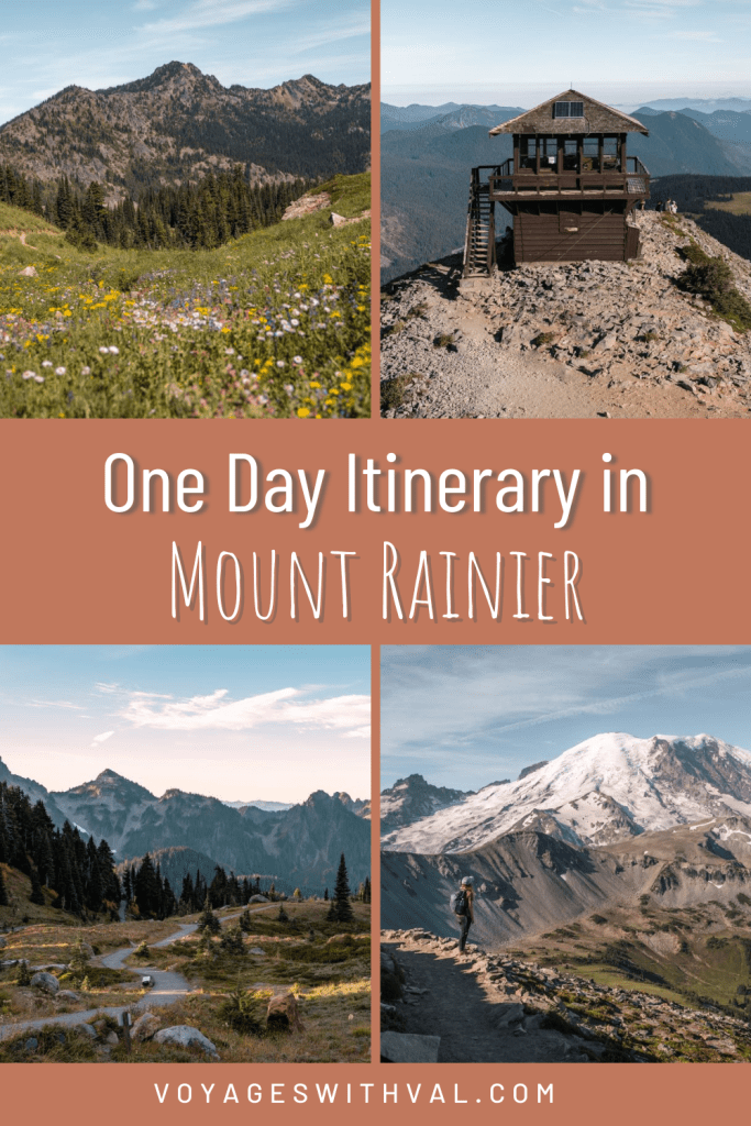 One Day Itinerary in Mount Rainier