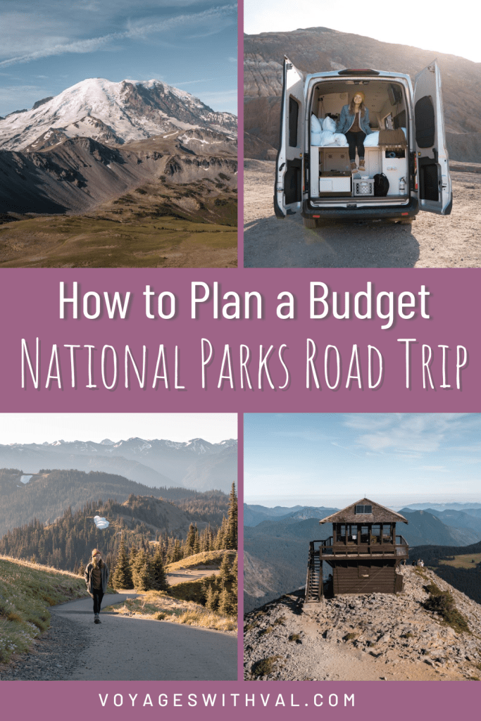 how to plan a budget national parks road trip