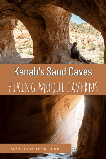 Hiking to the Sand Caves of Kanab, Moqui Caverns