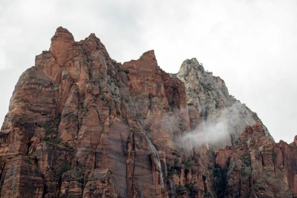 red rock in Zion in 2 days