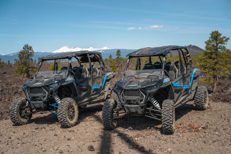 atv tour at an overlook near bend oregon