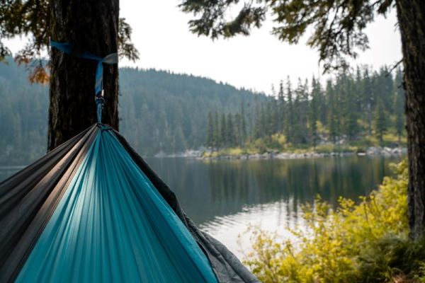 hammock at lakeside