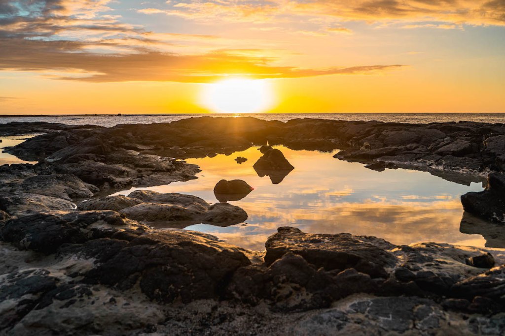 watch sunset on your Big Island 4 Day itinerary