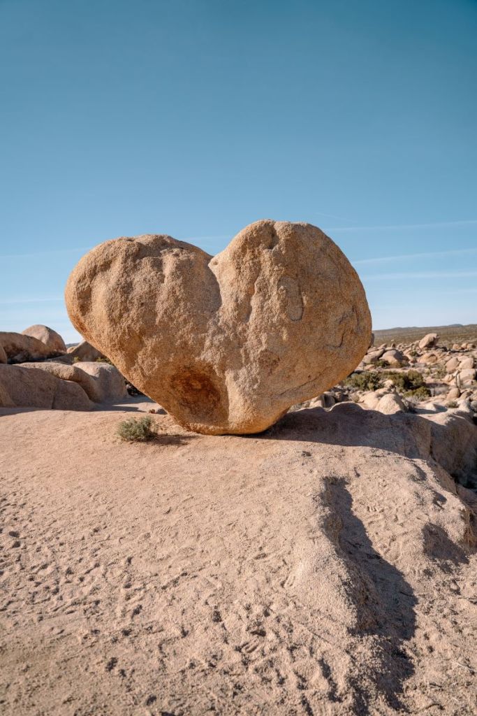 Heart Rock on Arch Rock Trail in California