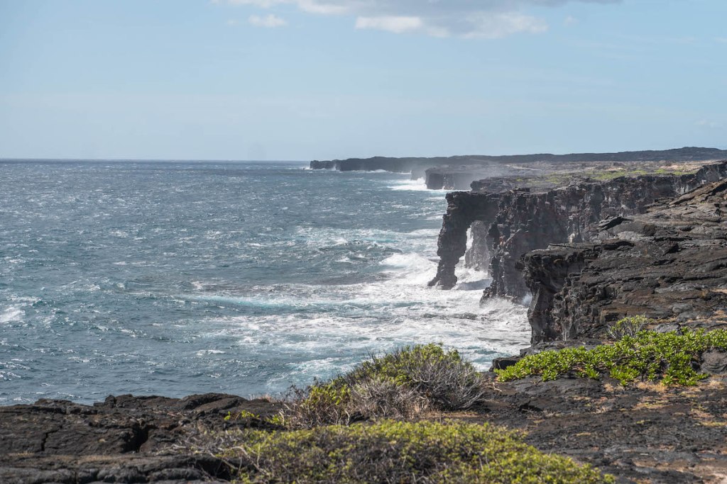 Holei Sea Arch in Hawaii Volcanoes National Park