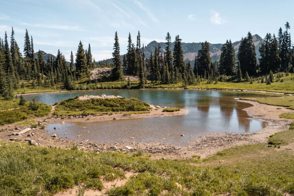 Dewey Lake in Mount Rainier