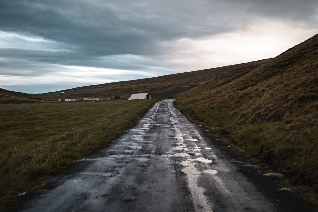 a 4wd road in Iceland