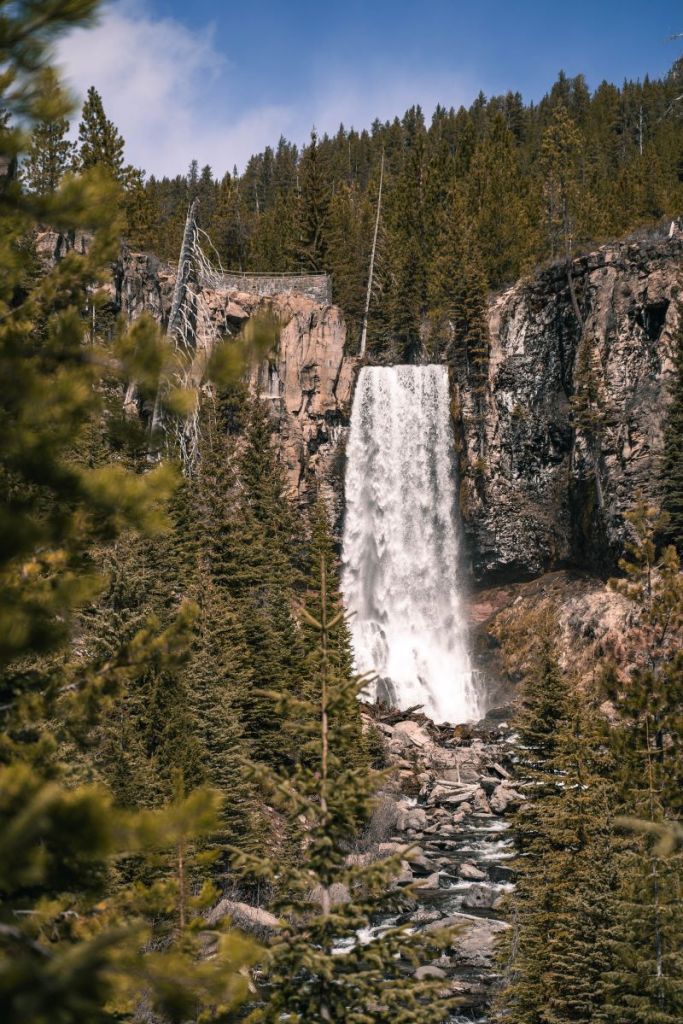 tumalo falls in Bend Oregon